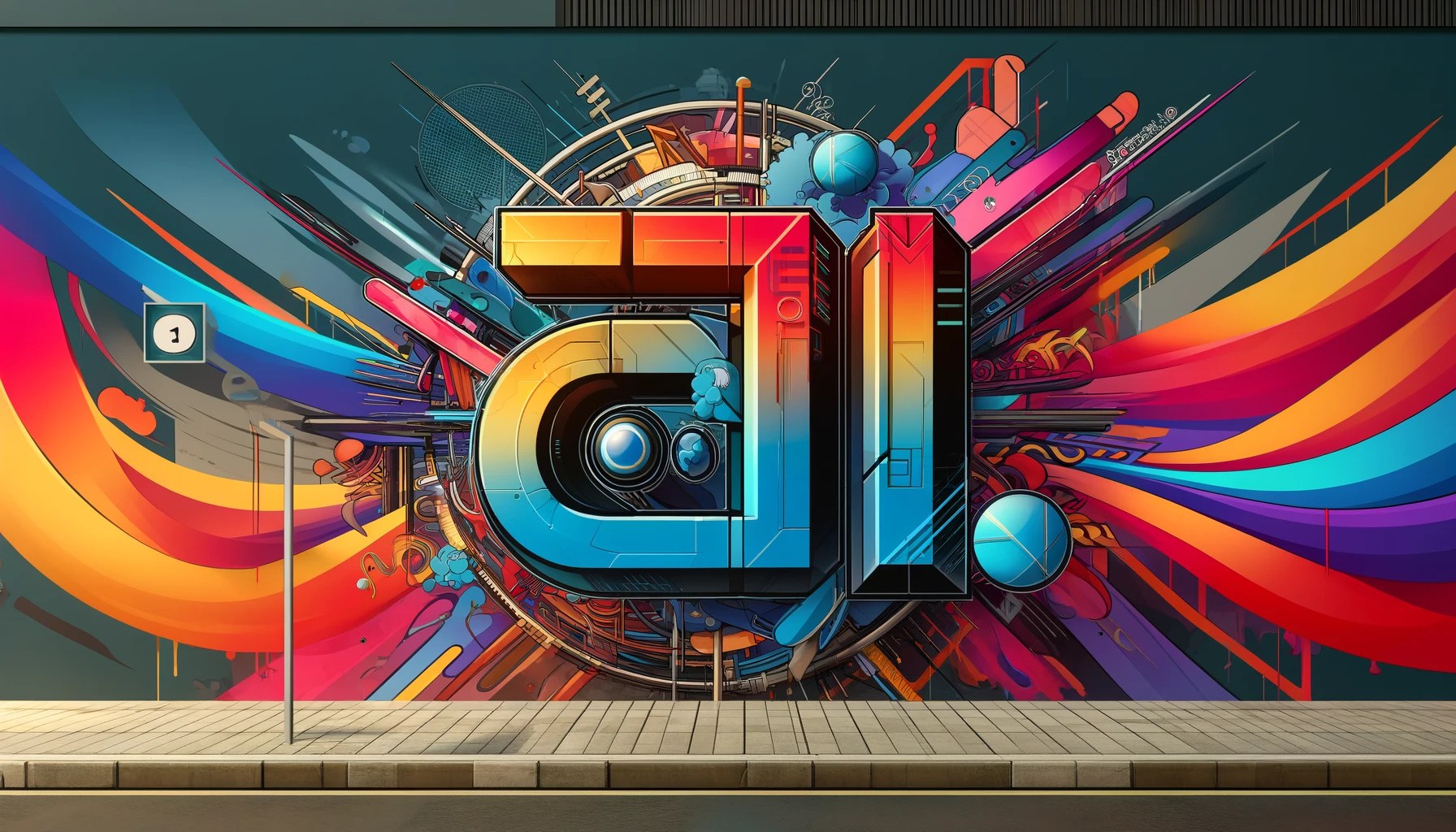 ai muralist by ai disc jockey